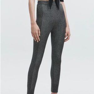 Alexander Wang - Lurex Leggings - Black \ Gold : SZ XS